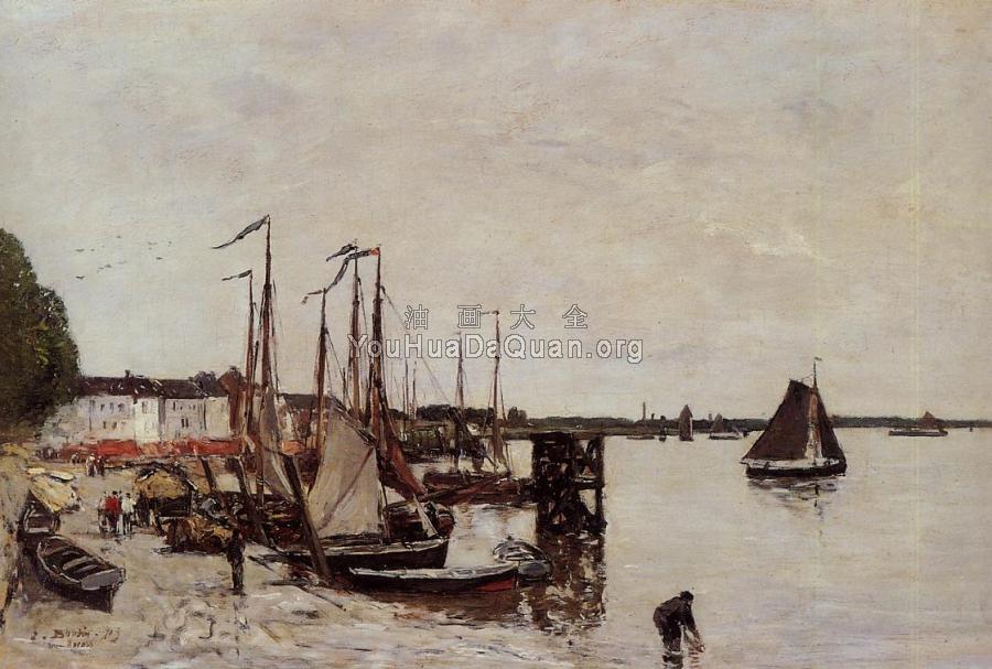 Anvers, Fishing Boats - 尤金·布丹